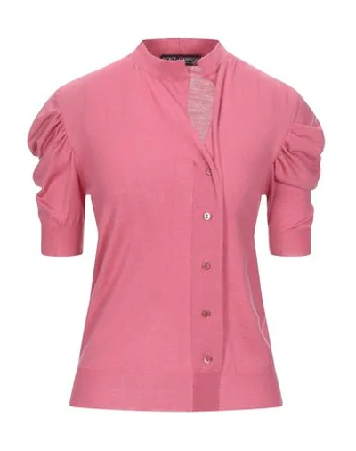 Shop Dolce & Gabbana Cardigan In Pink