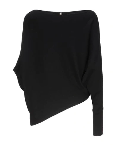 Shop High By Claire Campbell Sweaters In Black
