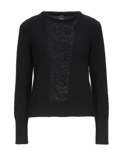 Shop Lorena Antoniazzi Sweaters In Black