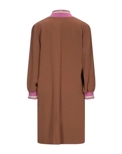 Hanita Short Dress In Brown