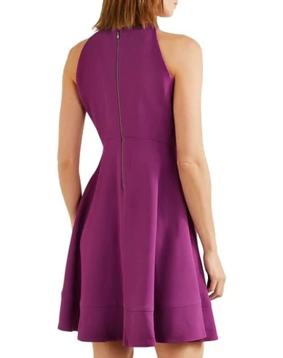 Shop Antonio Berardi Woman Mini Dress Mauve Size 12 Viscose, Elastane In Purple