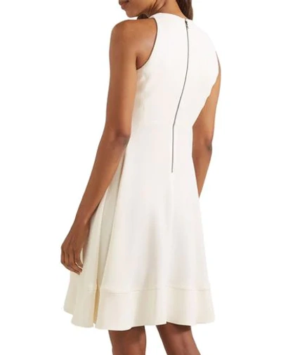 Shop Antonio Berardi Woman Mini Dress Ivory Size 10 Viscose, Elastane In White