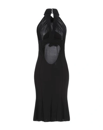 Shop Angelo Marani Midi Dresses In Black