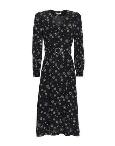 Shop Claudie Pierlot Midi Dress In Black