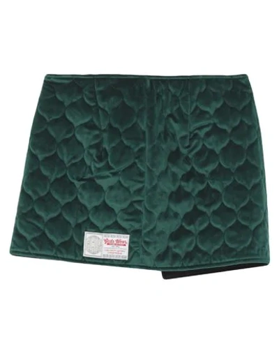 Shop Gcds Mini Skirts In Dark Green