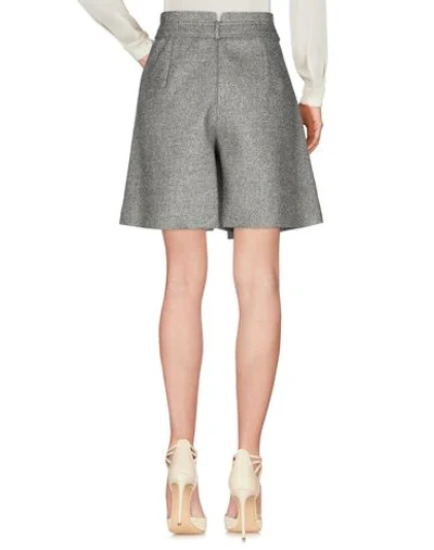 Shop Dior Woman Shorts & Bermuda Shorts Platinum Size 10 Polyester, Polyamide In Grey