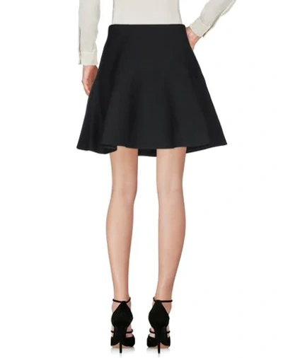 Shop Valentino Garavani Woman Mini Skirt Black Size 6 Virgin Wool, Silk
