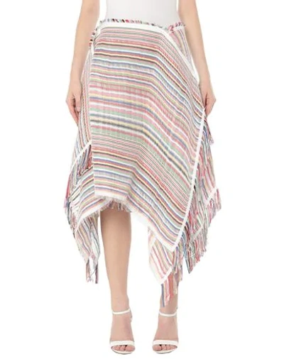 Jw Anderson Midi Skirts In Red