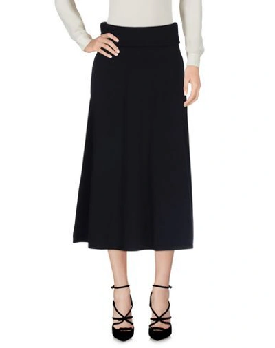 Shop Stella Mccartney 3/4 Length Skirts In Dark Blue