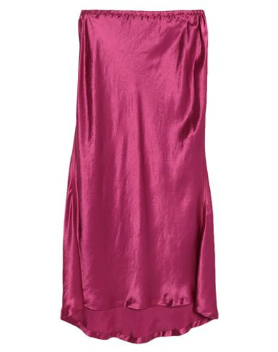 Shop Sies Marjan Woman Maxi Skirt Mauve Size 6 Acetate In Purple