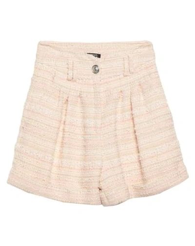 Shop Balmain Mini Skirt In Light Pink