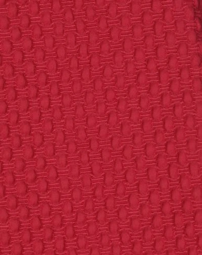 Hanita Knee Length Skirts In Red