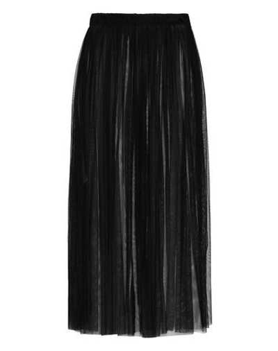 Shop Ninety Percent 3/4 Length Skirts In Black