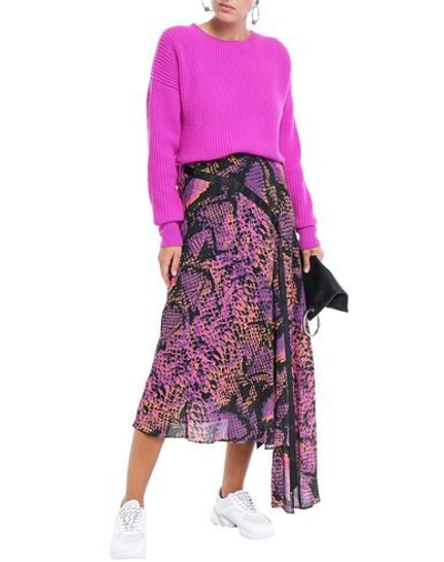 Shop House Of Holland Long Skirts In Purple