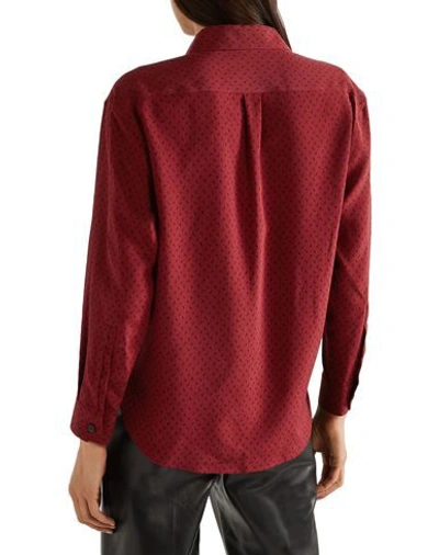 Shop Saint Laurent Shirts In Red