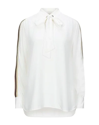 Shop Sandro Blouses In Ivory