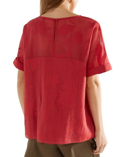 Shop Hatch Woman Blouse Red Size 2 Viscose, Polyester