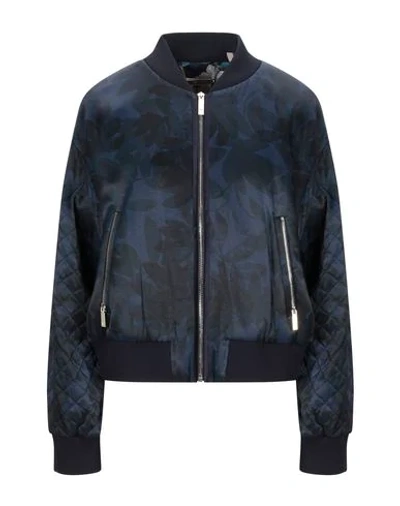 Shop Ted Baker Bomber In Dark Blue