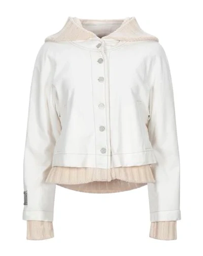 Shop Angelo Marani Jackets In White