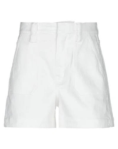 Shop Chloé Denim Shorts In White