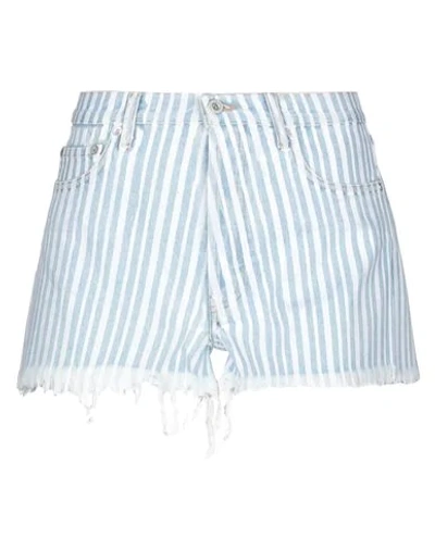 Shop Off-white &trade; Denim Shorts In Blue