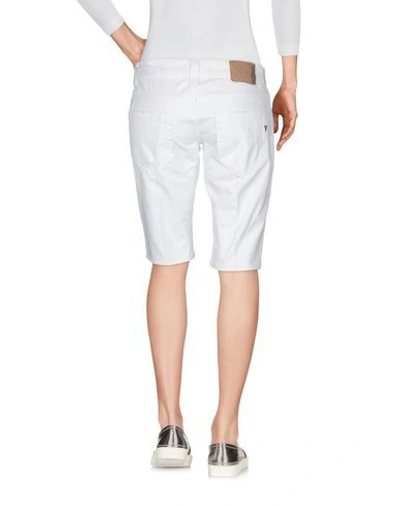 Shop Dondup Denim Shorts In White