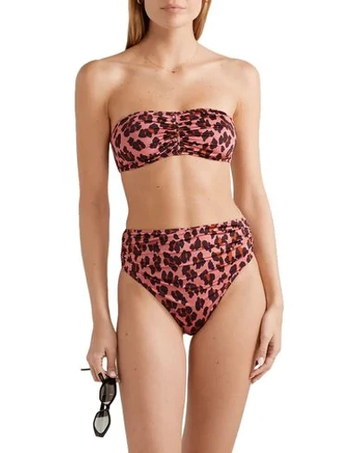 Shop Stella Mccartney Bikini Tops In Pastel Pink