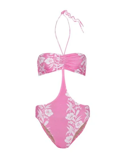 Shop Adriana Degreas One-piece Swimsuits In Pink