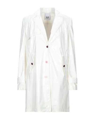 Shop Jijil Overcoats In White