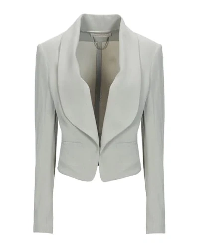 Shop Vanessa Bruno Sartorial Jacket In Light Grey