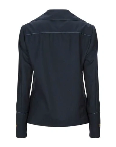 Shop Daniele Alessandrini Sartorial Jacket In Dark Blue