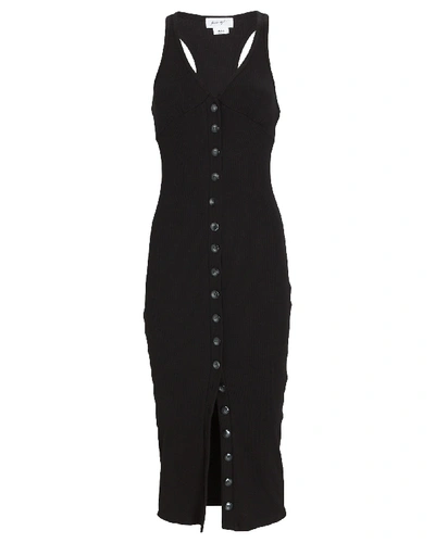 Shop The Line By K Harper Sleeveless Rib Knit Dress In Black