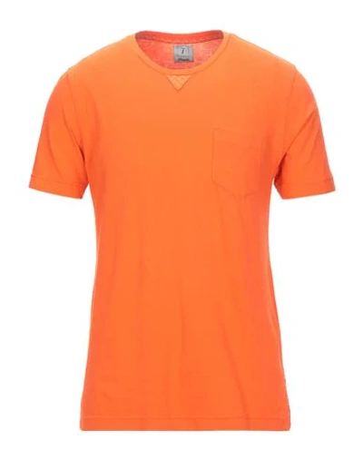 Shop Drumohr T-shirts In Orange