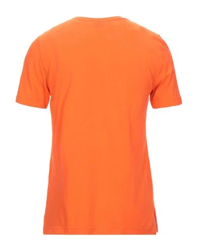 Shop Drumohr T-shirts In Orange