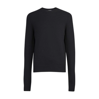 Shop Bottega Veneta Cosy Knit Jumper In Black