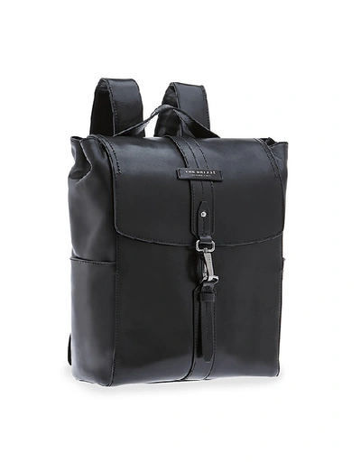 Shop The Bridge Designer Men's Bags Kallio Genuine Leather Backpack In Noir