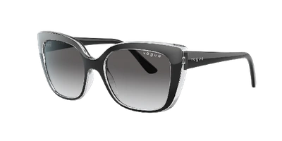 Shop Vogue Eyewear Woman Sunglasses Vo5337s In Grey Gradient