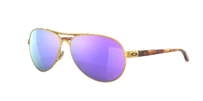 Oakley Feedback Prizm Violet Aviator Ladies Sunglasses Oo4079 407939 59 In Prizm Violet Polarized