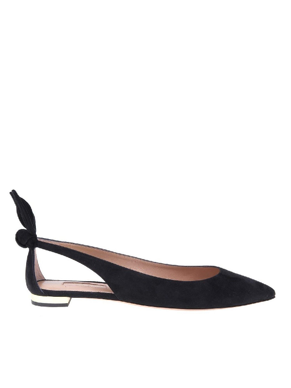 aquazzura deneuve black