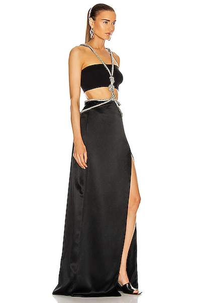 Shop Altuzarra Slit Skirt In Black