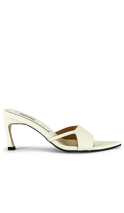 Shop Reike Nen Cut Out Pointed Sandals In Ivory