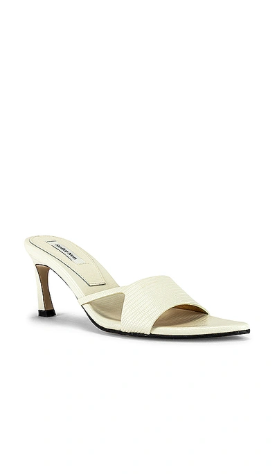 Shop Reike Nen Cut Out Pointed Sandals In Ivory