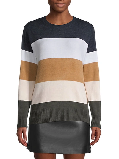 Shop French Connection Colorblock Sweater In Multicolor