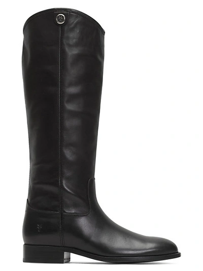 Shop Frye Women's Melissa Leather Riding Boots In Black