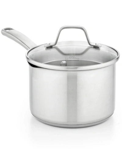 Shop Calphalon Classic Stainless Steel 3.5 Qt. Covered Saucepan