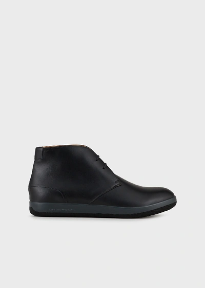 Shop Emporio Armani Ankle Boots - Item 11930362 In Black 1