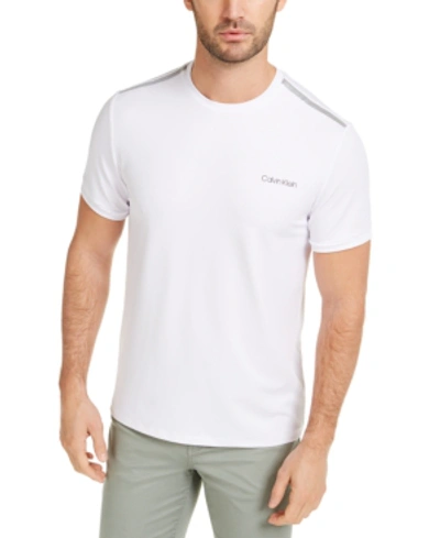 Calvin Klein Men's Move 365 Logo Tipped Crewneck T-shirt In Sky Captain |  ModeSens