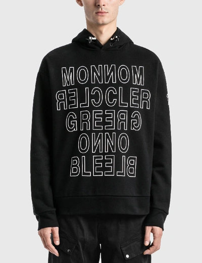 Shop Moncler Grenoble Hoodie In Black