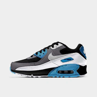 Shop Nike Big Kids' Air Max 90 Casual Shoes In Black/neutral Grey/dark Grey/white