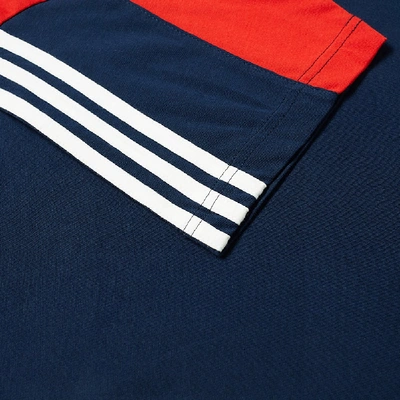 Shop Adidas Originals Adidas Classics Retro Tee In Blue